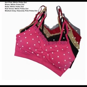 V-Neck w/Lace Trim (One Size)32A-36D